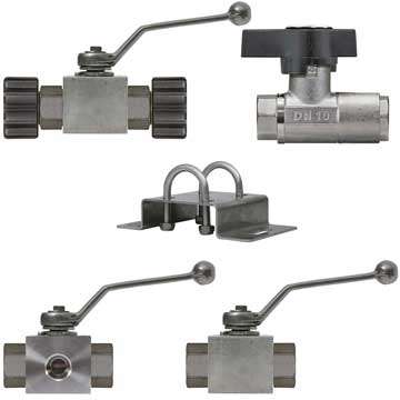 High pressure ball valves