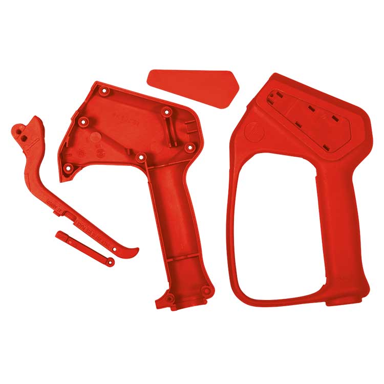 Kunststoffteile Pistole HACCP rot
