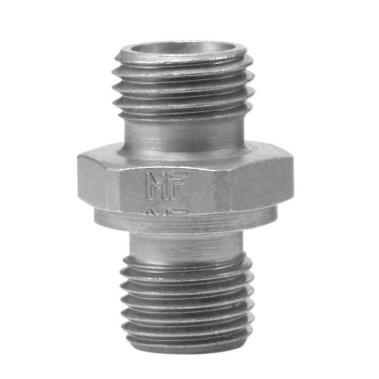 SCREW CONNECTOR M18X1,5M:1/4M ZIBC-PLATED STEEL