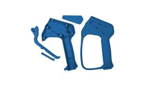 Kunststoffteile Pistole HACCP blau