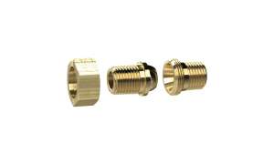 REMOVABLE SCREW CONNECTION 1/2´M:1/2´M Brass