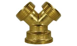 Y-COUPLING, BRASS 3/4