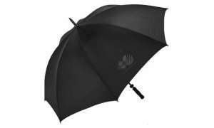 Regenschirm schwarz groß, 130 cm