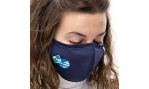 Mouth and nose mask blue